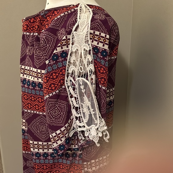 Peach Love Boho Dress Size Medium - Picture 2 of 5